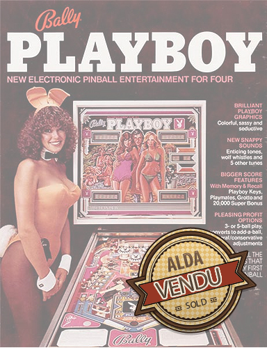 Flipper Vintage Playboy de Bally chez Alda-jeux.fr